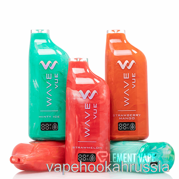 Vape Juice Wave Vue 10000 одноразовая банановая соломинка